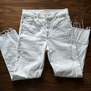 Levi’s White Denim Wedgie Straight Jeans